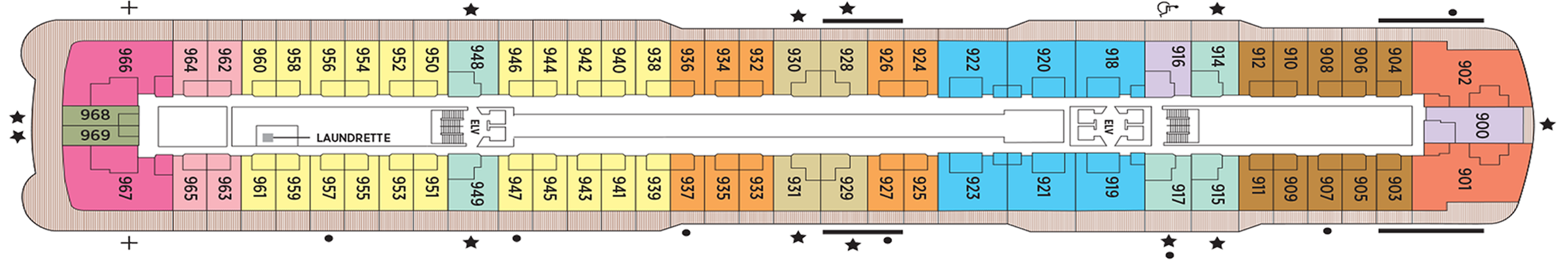 Regent Seven Seas Cruises Seven Seas Grandeur Deck 9.png